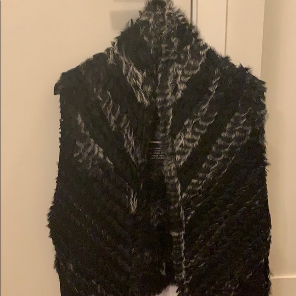 Marc by Marc Jacobs Rabbit Fur Vest - Picture 1 of 6